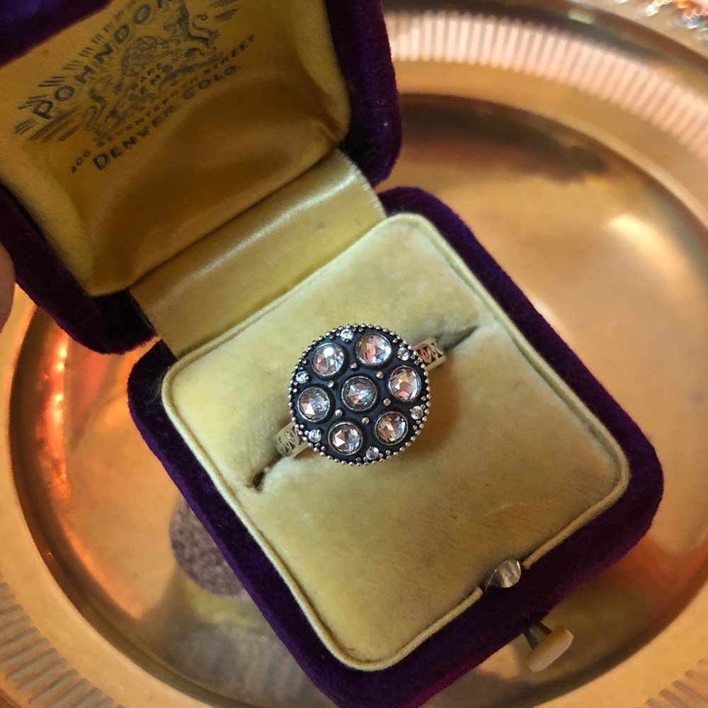 Rose cut paste ring - Picture 7 of 15